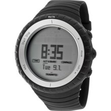 Suunto Watches Men's Digital Core Glacier Multi-Function Black Silicon