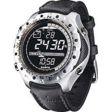 Suunto X-Lander Watch Silver/black/leather One Size