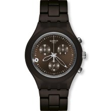 Swatch Full-Blooded Smokey Brown Men's Watch SVCC4000AG