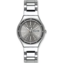 Swatch Silver Decency Mens Watch YGS750G