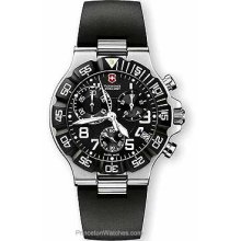 Swiss Army Summit XLT Chronograph - Black Dial - Rubber Strap - Date 241336
