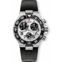 Swiss Army Summit XLT Chronograph Silver & Black Dial 241338