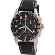 Swiss Army Victorinox Men's Classic Chronograph Black Dial Watch