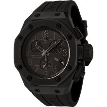 Swiss Legend Men 10541-BLK Trimix Diver Chronograph Black Rubber Watch BRAND NEW