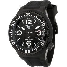 Swiss Legend Men's 21818p-bb-01 Neptune Collection Black Textured Rubber Watch