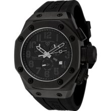 Swiss Legend Watch 10541-blk Men's Trimix Diver Chronograph Black Dial Black
