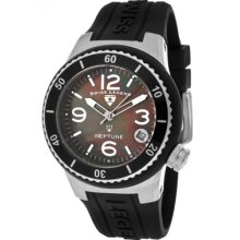 SWISS LEGEND Watches Women's Neptune (40 mm) Black MOP Dial Black Sili