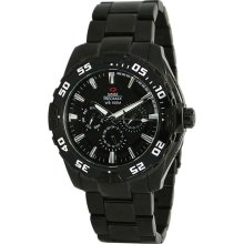 Swiss Precimax SP12049 Men's Formula-7 XT Black Ion Plated Stainless S