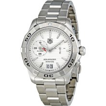 Tag Heuer Aquaracer White Dial Stainless Steel Mens Watch WAP111Y.BA0831