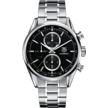 Tag Heuer CAR2110.BA0720 Watch Carrera Mens - Black Dial Steel Case Automatic Movement