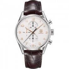 Tag Heuer Carrera Calibre 1887 Chrono Silver Dial Mens Watch