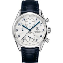 Tag Heuer Carrera Heritage Chronograph Automatic Leather Men's Watch CAS2111.FC6292