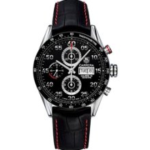 Tag Heuer Men's Carrera Black Dial Watch CV2A10.FC6237
