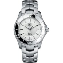 Tag Heuer Men's Link White Dial Watch WJ1111.BA0570