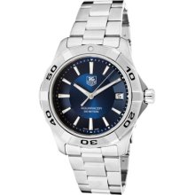 Tag Heuer Watches Men's Aquaracer Stainelss Steel Blue Dial Stainless