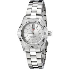 Tag Heuer Watches Women's Aquaracer Stainless Steel Silver Dial Watch