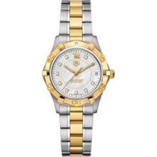 Tag Heuer White MOP Dial Automatic Aquaracer Watch (WAF1320.BB082 ...