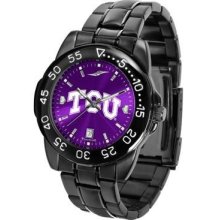 TCU Texas Christian Men's Logo Watch