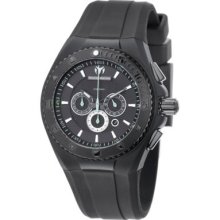 TechnoMarine Men s Cruise Night Vision Quartz Chronograph Black Strap Watch