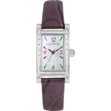 Ted Baker Patent Leather Strap Women's watch #TE2015