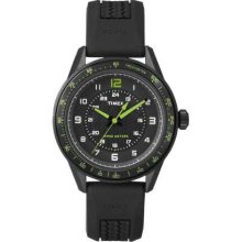 Timex Gent's Sport Black Rubber Strap T2P024 Watch