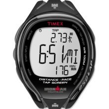 Timex Ironman Tap Sleek 250Lap Watch Mens, Black, Full