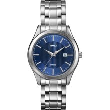 Timex Men's Elevated Classics Watch, Silver-Tone Bracelet