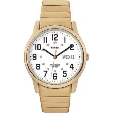 Timex Men's Goldtone Expansion Watch, Indiglo, 30 Meter Wr, Date, T20471
