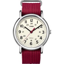 Timex Mens Weekender Red Watch