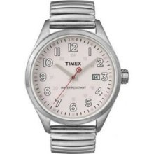 Timex Original Ladies Watch T2n311zb With Pink Dial Expansion Band