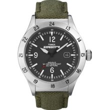 Timex T49880 Men's Expedition IndigloÂ® Military Field Analog Black Dial Watch
