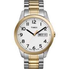 Timex Watch, Mens Two Tone Stainless Steel Bracelet T2N063UM