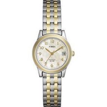 Timex Women's Classic Gold And Silver Tone Expansion Watch T2n297