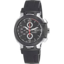 Tissot Men s T-Race Swiss Made Automatic Chronograph Rubber Strap Watch