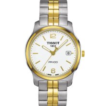 Tissot Men's PR100 White Dial Watch T049.410.22.017.00