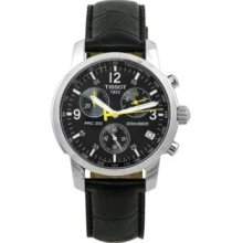 Tissot Men's PRC Leather Strap Watch
