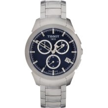 Tissot Men's T0694174404100 Quartz Titanium Black Dial Chronograph Wat