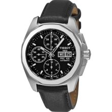 Tissot PRC100 Automatic Leather Mens Watch T0084141605100