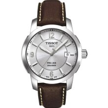 Tissot Prc200 40mm Sport Silver Men's 660ft Sapphire Watch - T014.410.16.037.00