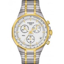 Tissot PRX Classic Chronograph Two-tone Mens Watch T0774172203100 ...