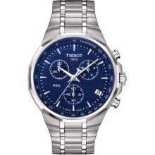 Tissot PRX Classic Chronograph Blue Dial Mens Watch T0774171104100