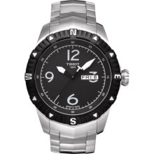 Tissot T-Navigator Automatic Black Dial Stainless Steel Mens Watch T0624301105700