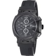 Tissot T-Race Black Dial Chronograph Automatic Black Rubber Mens ...