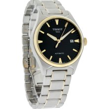 Tissot T-Tempo Mens Black Dial Swiss Automatic Watch T060.407.22.051.00