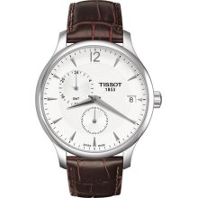 Tissot Tradition GMT Leather Men's Watch T0636391603700