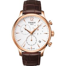 Tissot Tradition Rose-Gold PVD Chrono Classic Men's watch #T063.617.36.037.00