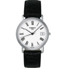 Tissot Watch, Mens Black Leather Strap T52142113