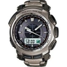 Titanium Casio Protrek Triple Sensor Solar Watch PRG-510T-7 ...