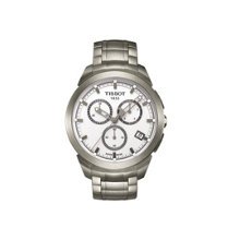 Titanium Men's Quartz Chronograph Silver Sport Watch
