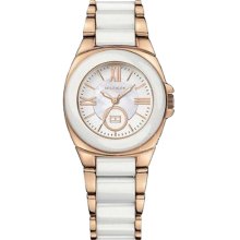 Tommy Hilfiger 1781019 White MOP Dial Two Tone Bracelet Ladies Watch